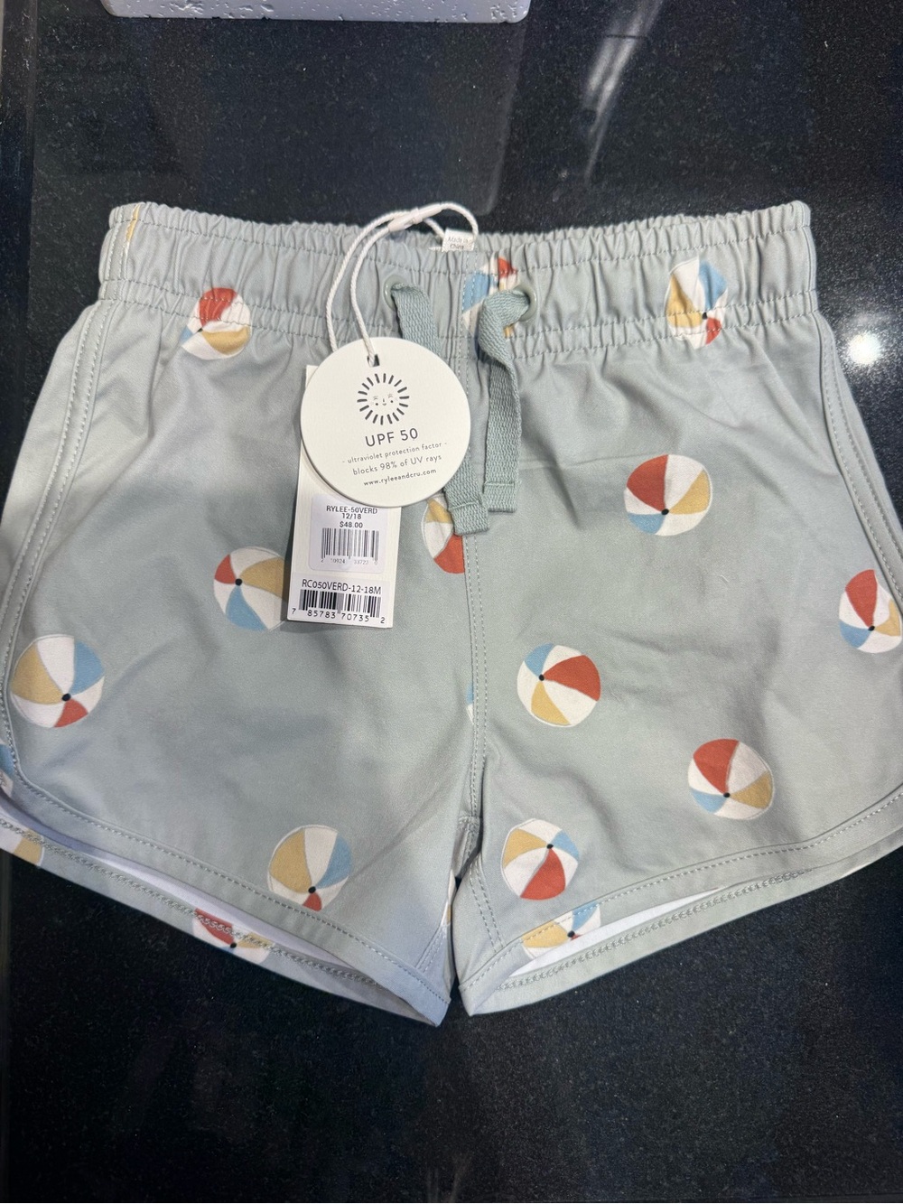 NWT Rylee + cru Beach Ball Swim Shorts